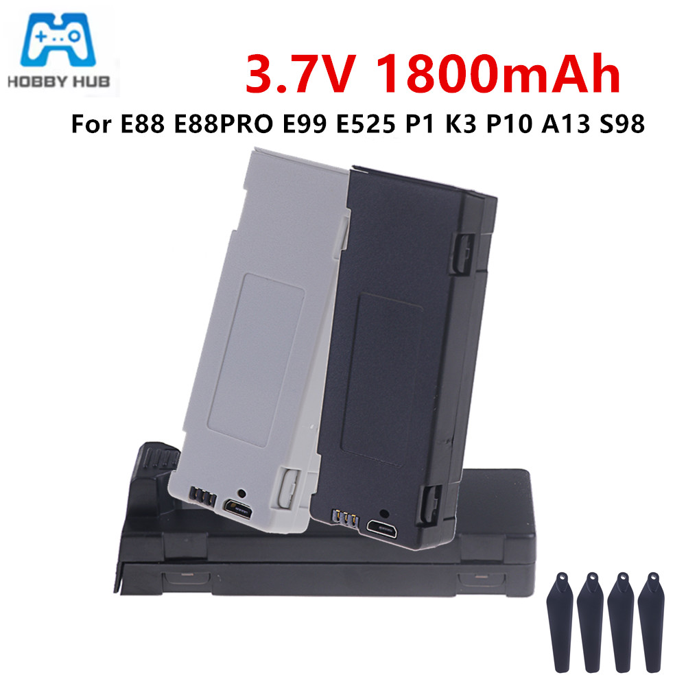 Rc Hobby Pro - For E88 Battery Rechargeable Battery 3.7V