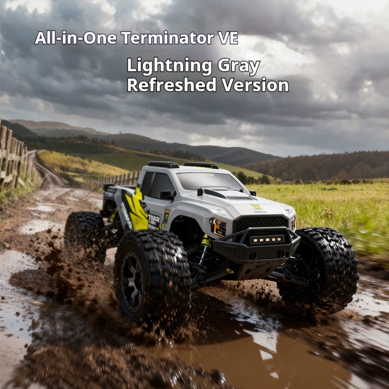 Rc Hobby Monster Truck - All-Terrain Terminator V2 Brushless 4WD RC