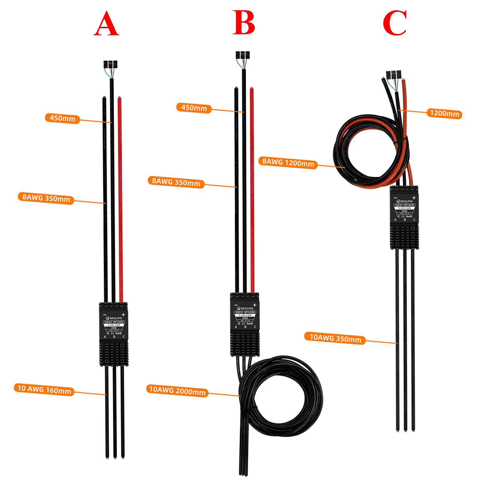 SEQURE WP14200 IP68 Waterproof - огляд і ціна Rc Hobby Wire
