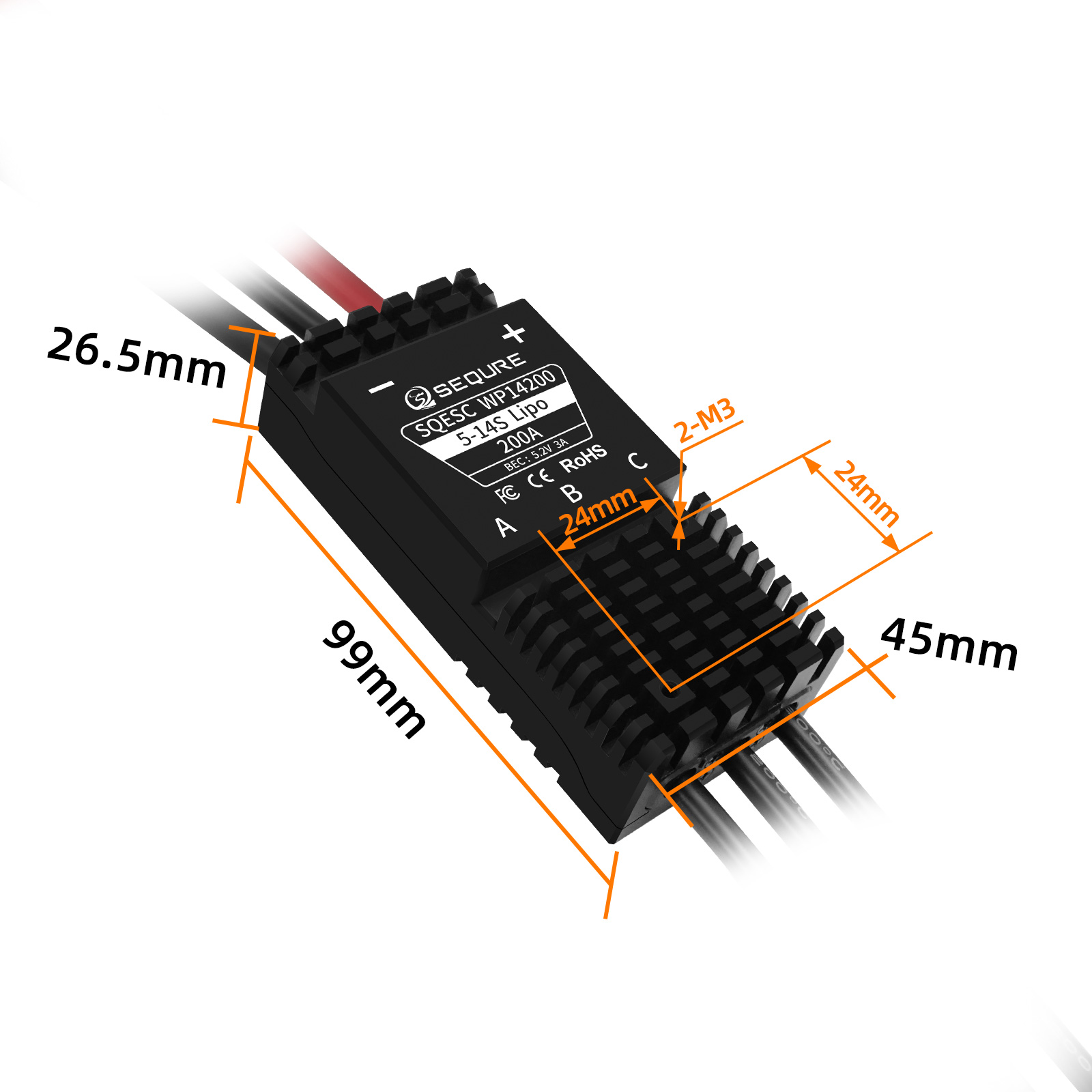 SEQURE WP14200 IP68 Waterproof - огляд і ціна Rc Hobby Wire