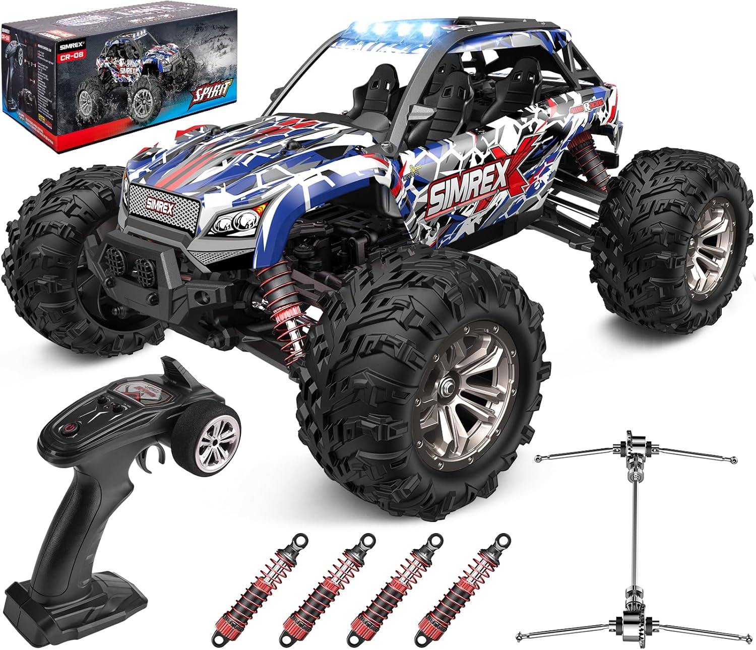 1/16 Scale Hobby Grade 4WD Rem - огляд і ціна Rc Hobby Grade Monster Truck
