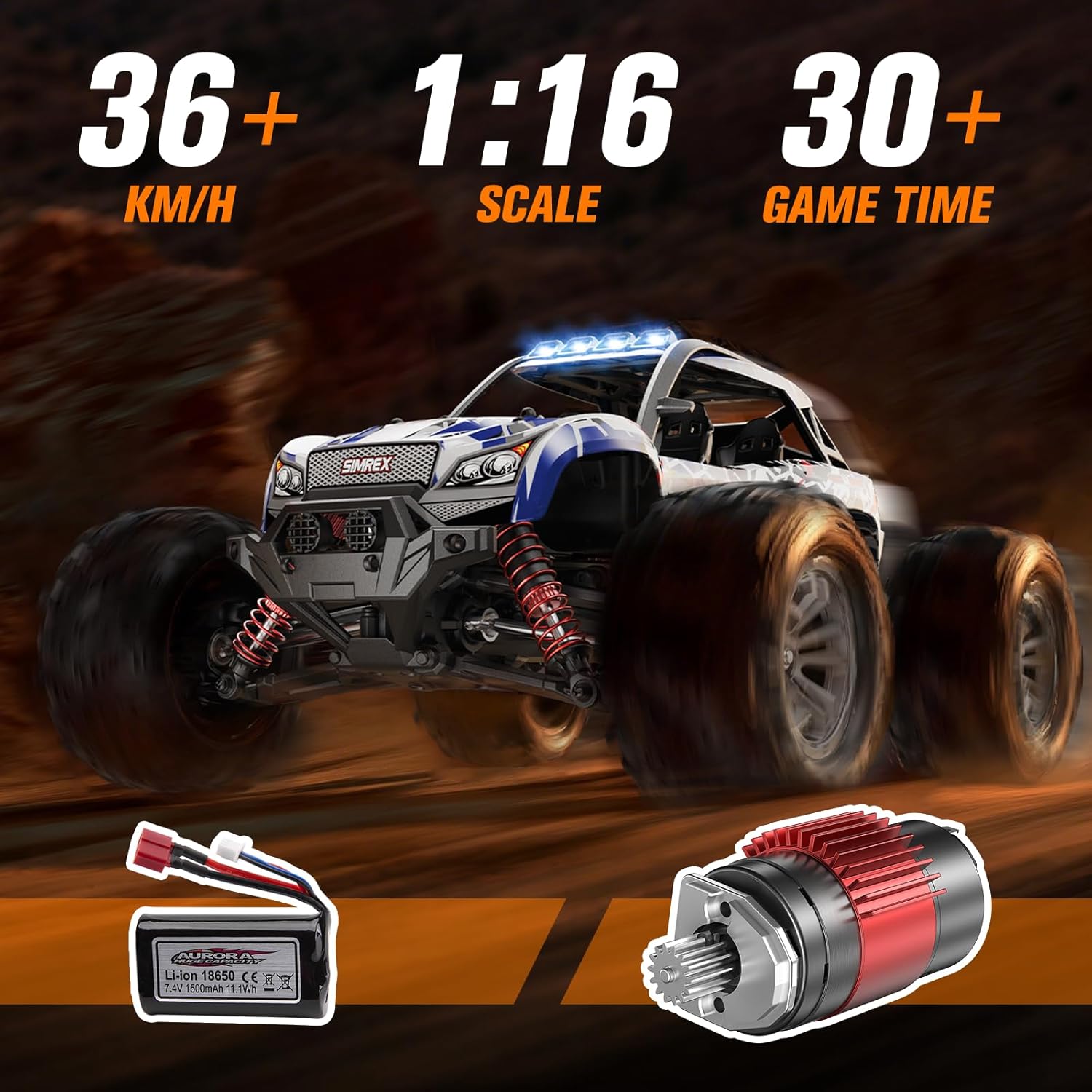 1/16 Scale Hobby Grade 4WD Rem - огляд і ціна Rc Hobby Grade Monster Truck