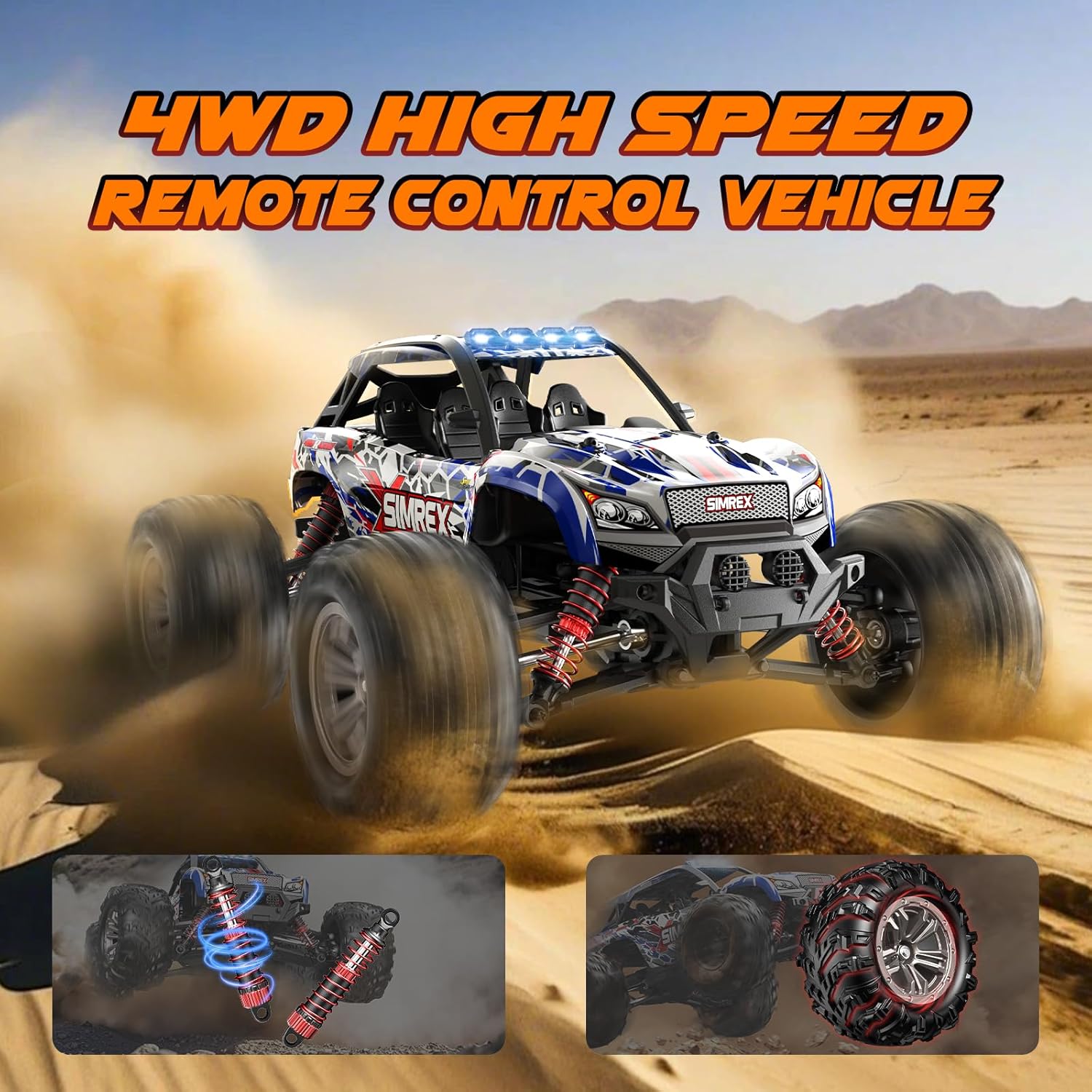 1/16 Scale Hobby Grade 4WD Rem - огляд і ціна Rc Hobby Grade Monster Truck