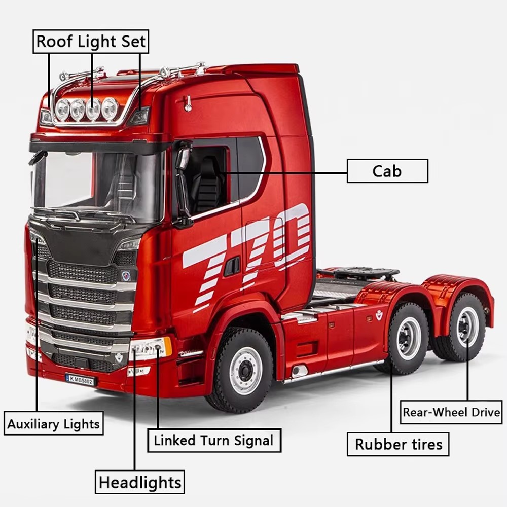 RC Semi Trailer Truck 1:18 wit - огляд і ціна Hobby Rc Van