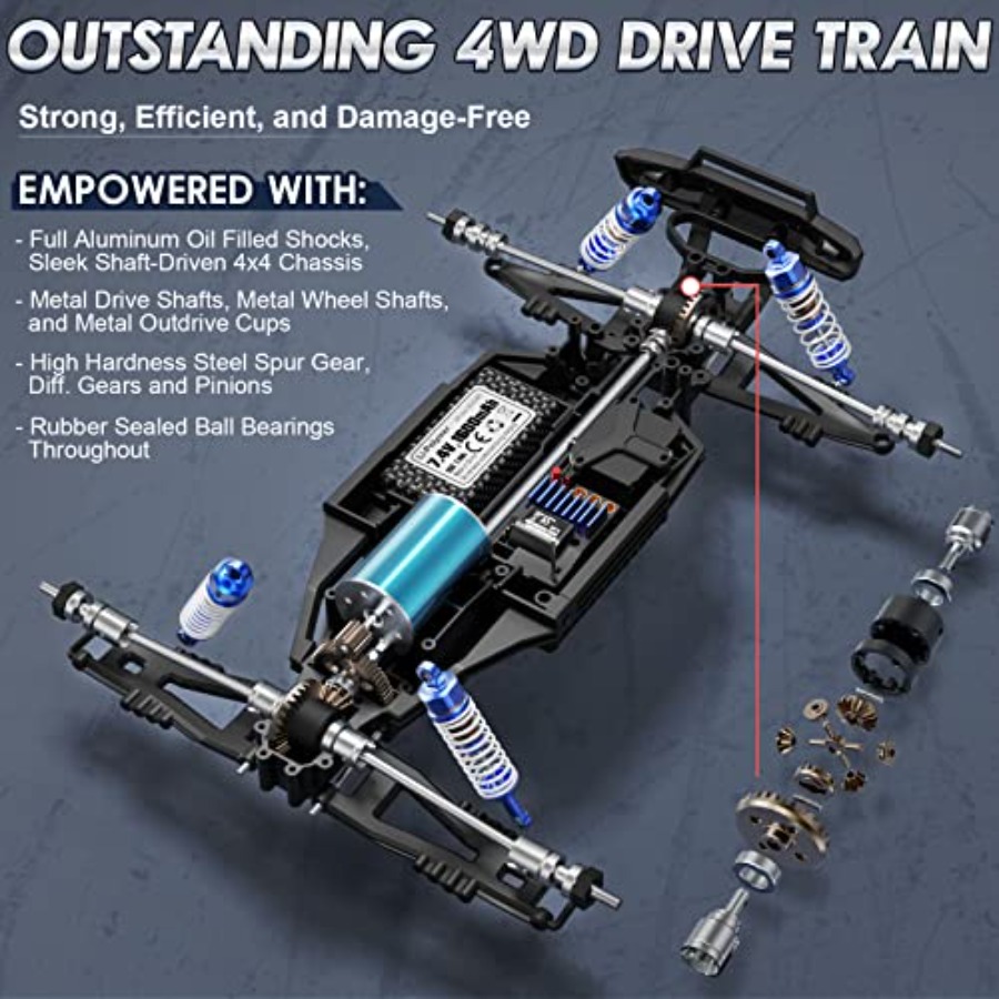 4X4 off-road RC monster truck  - огляд і ціна Rc Hobby Grade Monster Truck