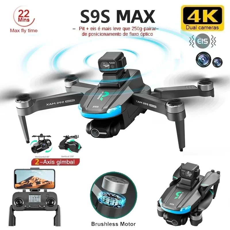 NEW S9S MAX MINI Drone 4K 2-Ax - огляд і ціна Rc Hobby Wire