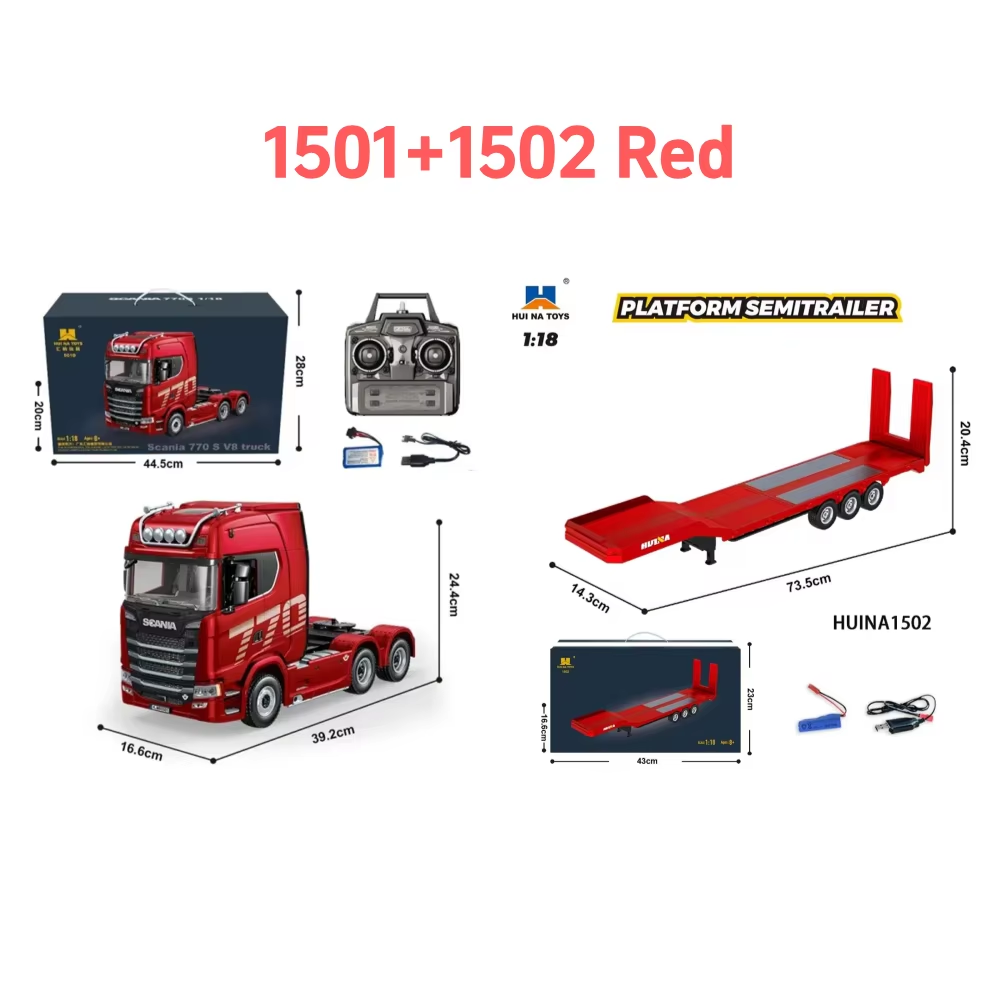 HUINA 1/18 19CH RC Truck 1501  - огляд і ціна Hobby Rc Van