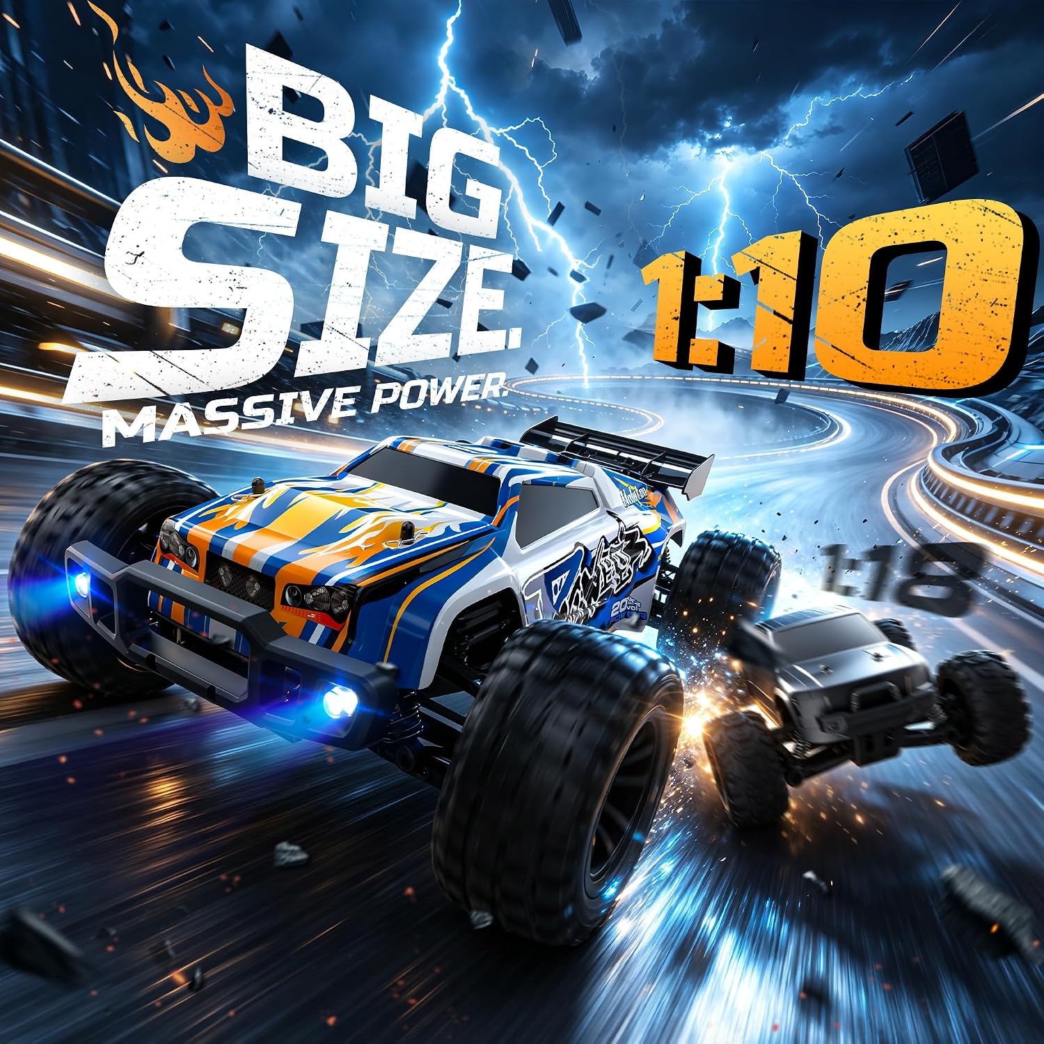 1:10 Large High Speed Remote C - огляд і ціна Rc Hobby Monster Truck