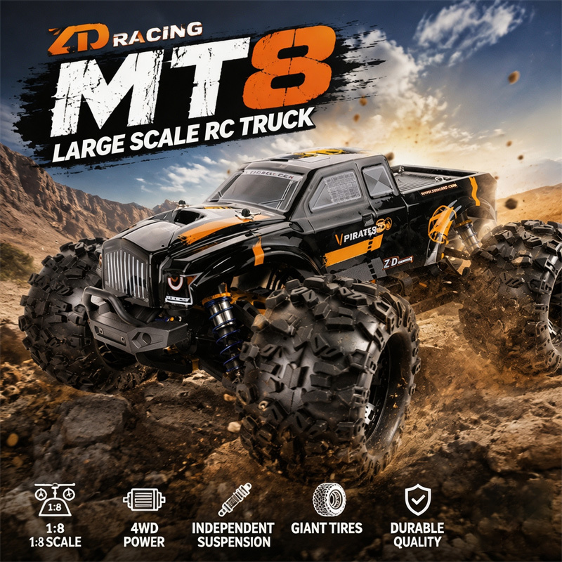 New ZD Racing MT8 RC Monster T - огляд і ціна Rc Hobby Grade Monster Truck