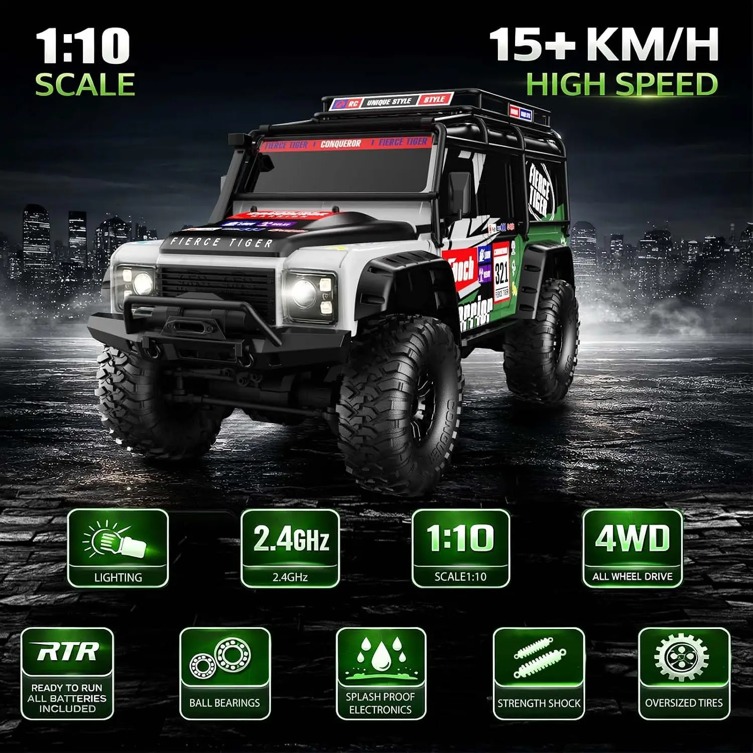 RC Cars RC Crawler 1/10 Scale  - огляд і ціна Rc Hobby Off Road