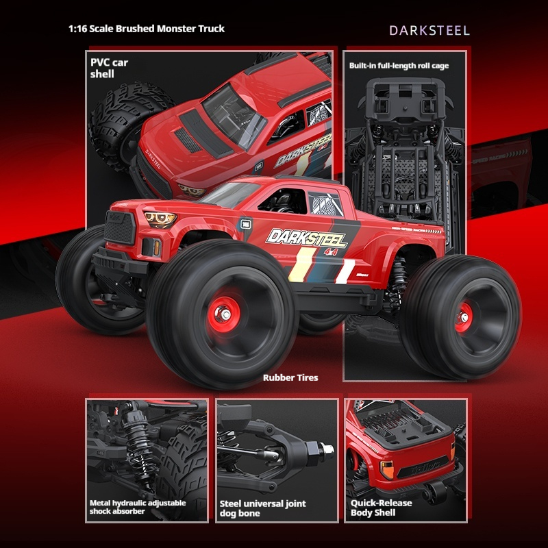 UDIRC UD1610PRO 1/16 RC BigWhe - огляд і ціна Rc Hobby Monster Truck