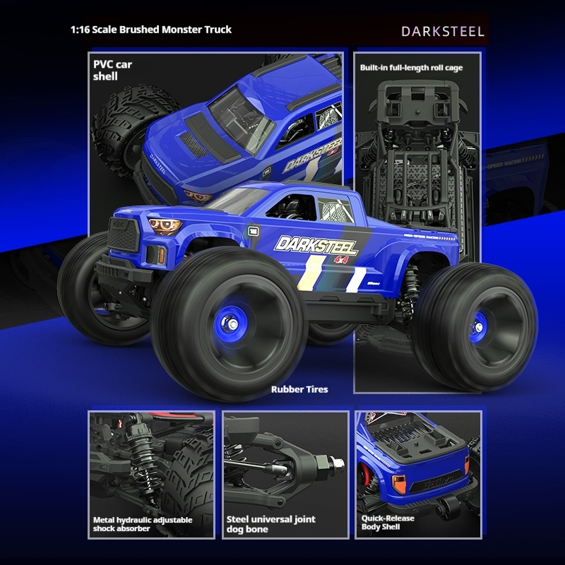 UDIRC UD1610PRO 1/16 RC BigWhe - огляд і ціна Rc Hobby Monster Truck
