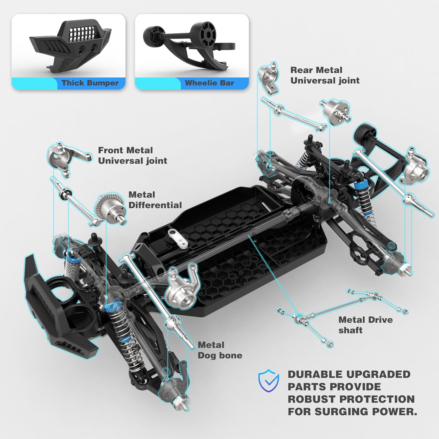 Brushless 1:10 RC Monster Truc - огляд і ціна Rc Hobby Grade Monster Truck