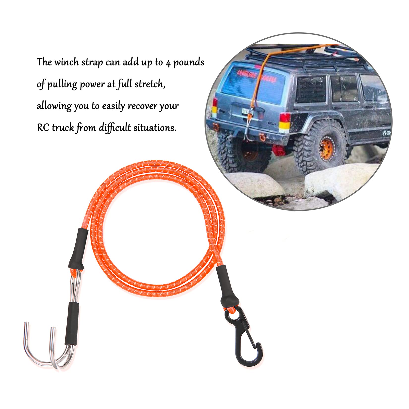 1/10 Kinetic Winch Strap Escap - огляд і ціна Hobby Rc Van