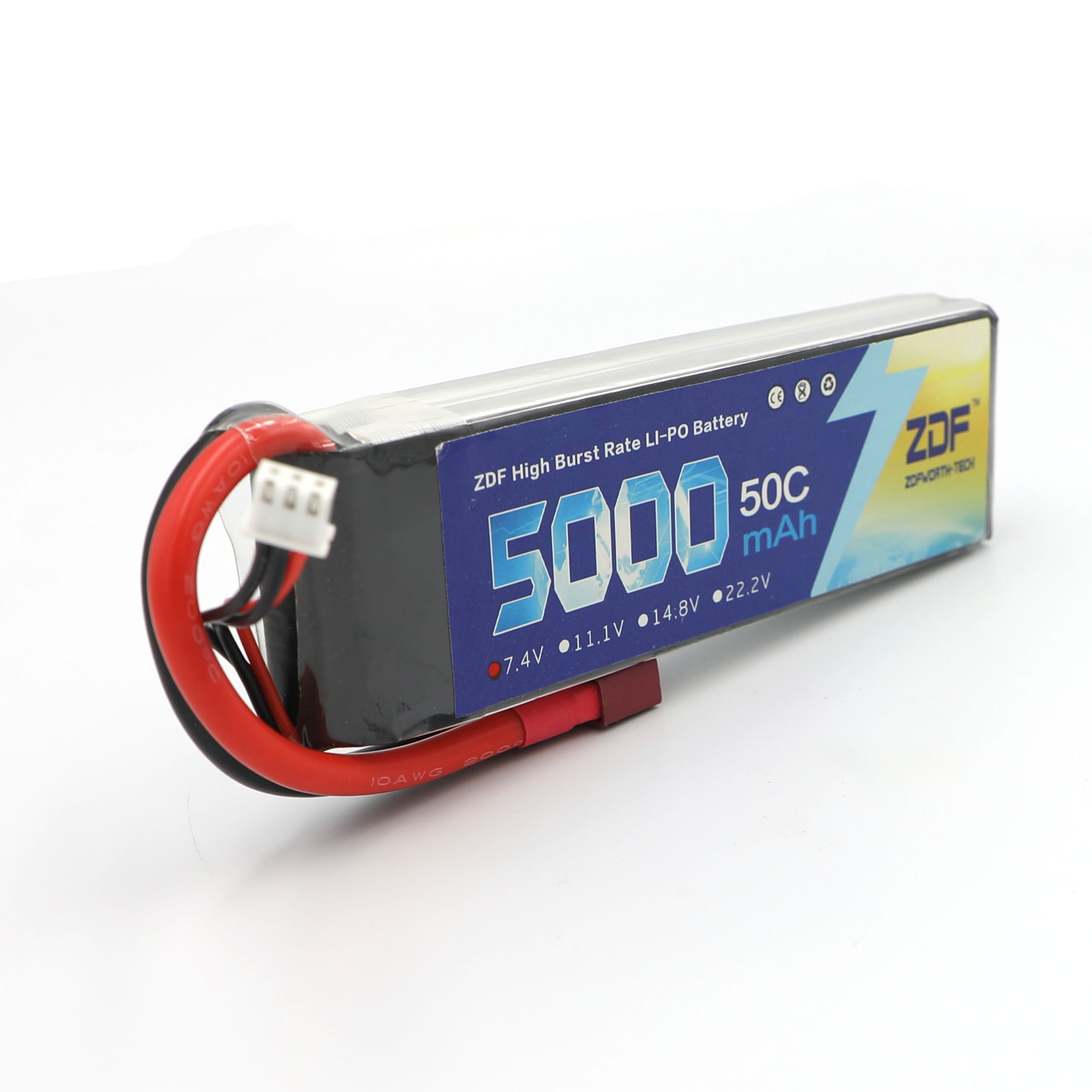 ZDF RC Lipo Battery 7.4V 5000m - огляд і ціна Rc Hobby Jet