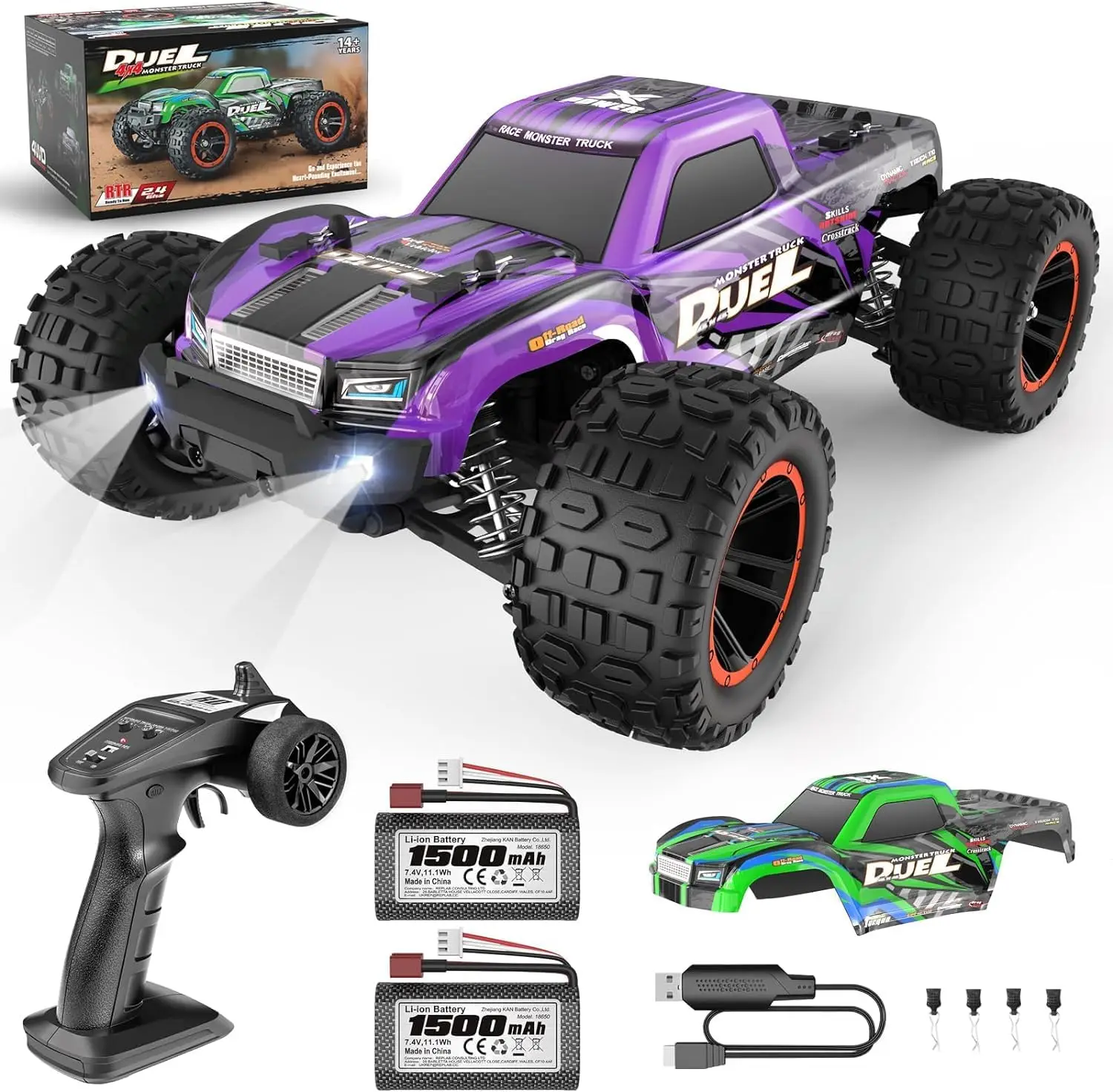 1:14 RC Trucks, High-Speed Rem - огляд і ціна Rc Hobby Monster Truck