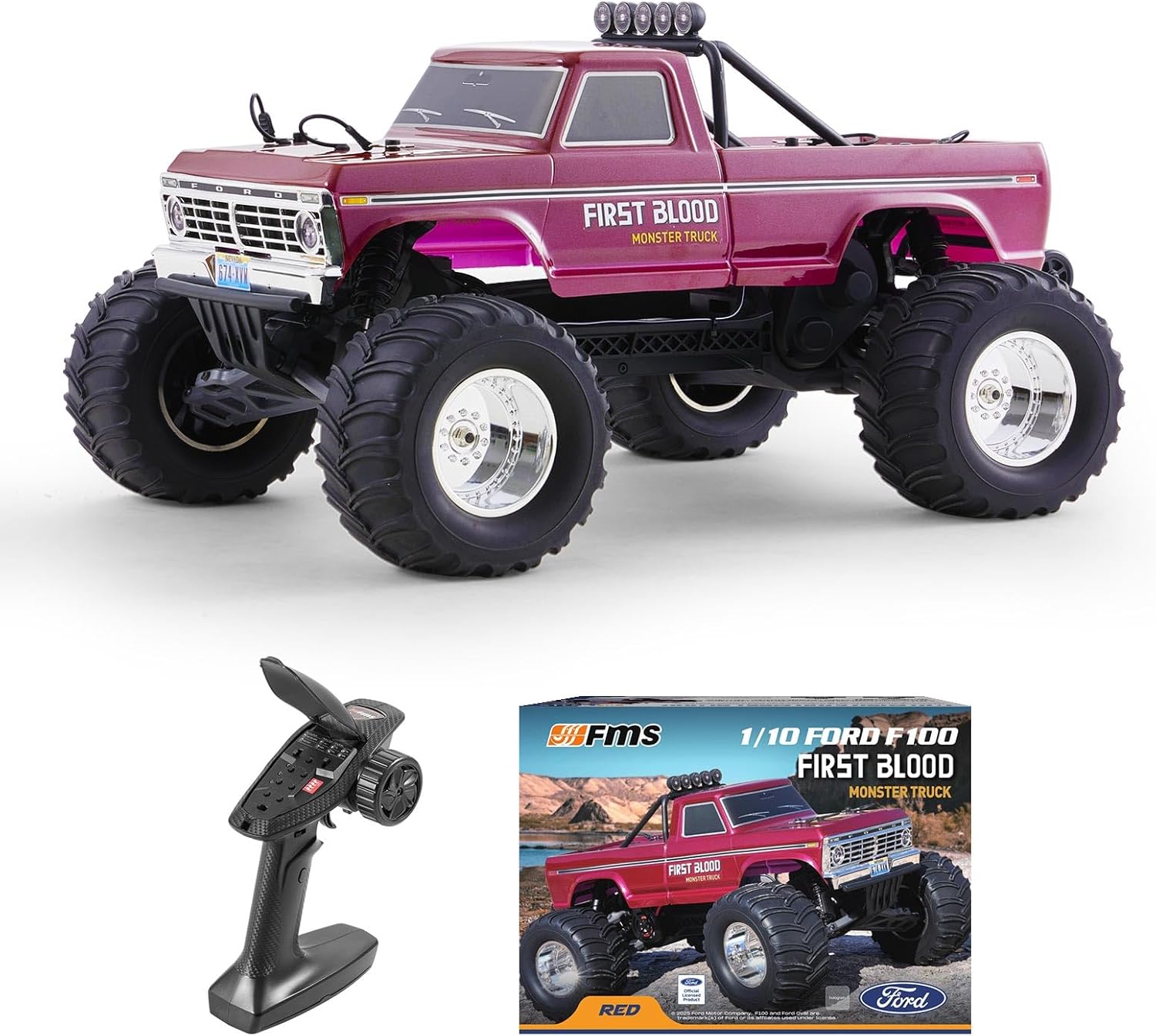 1/10 Scale Ford F-100 RC Monst - огляд і ціна Rc Hobby Grade Monster Truck