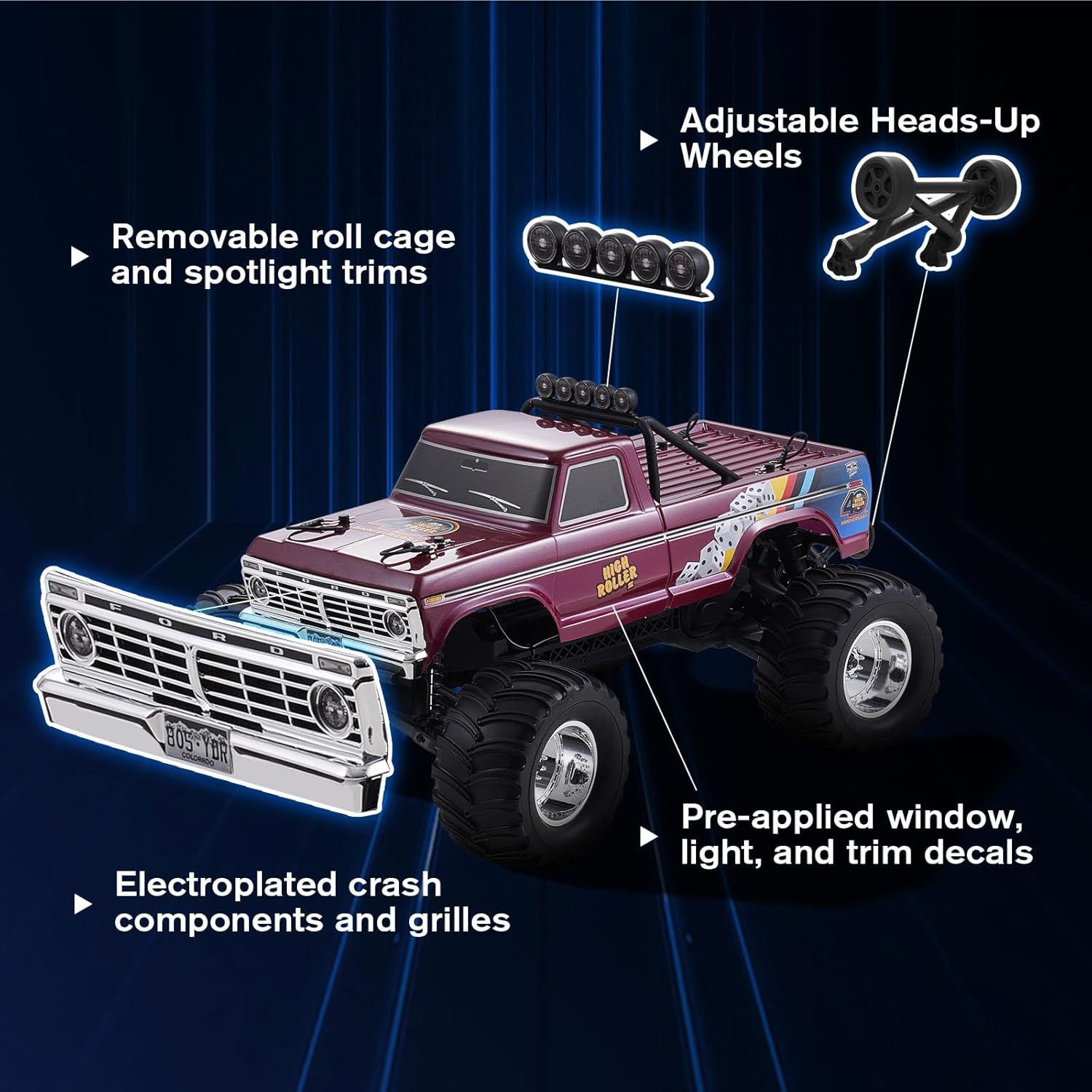 1/10 Scale Ford F-100 RC Monst - огляд і ціна Rc Hobby Grade Monster Truck