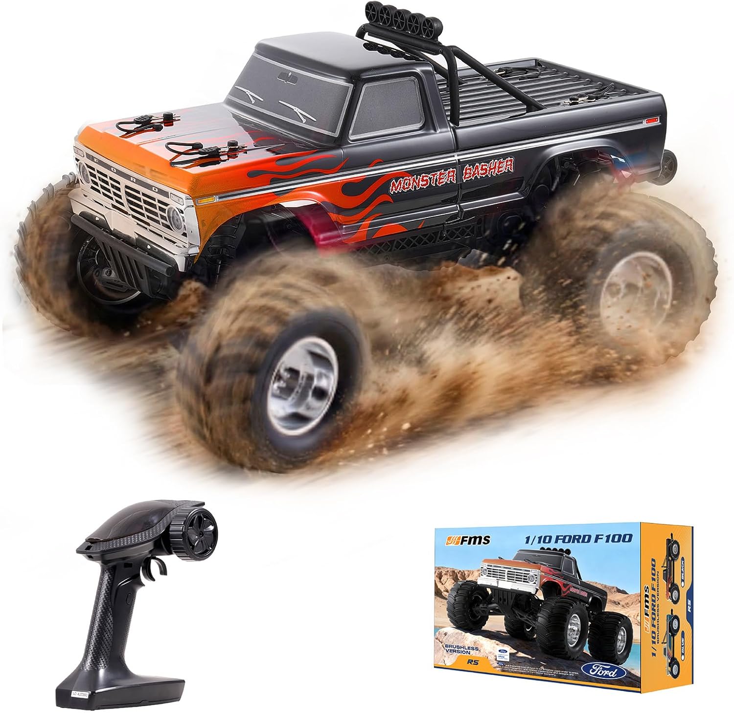 1/10 Ford F-100 Brushless Mons - огляд і ціна Rc Hobby Grade Monster Truck