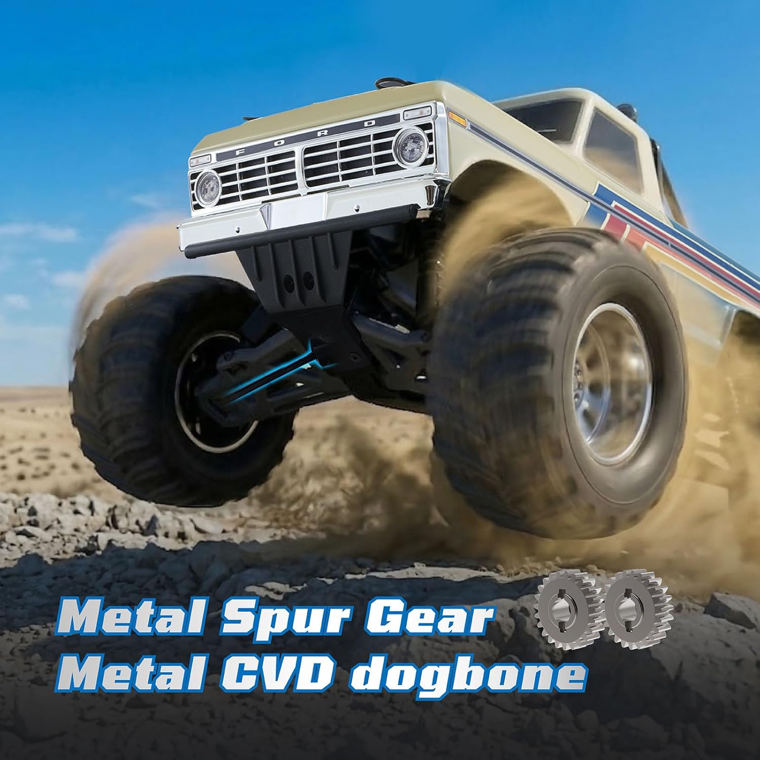 1/10 Ford F-100 Brushless Mons - огляд і ціна Rc Hobby Grade Monster Truck