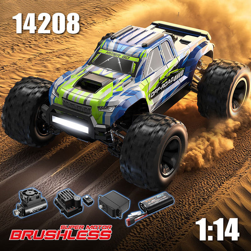 Mjx Hyper Go 1/14  14208 Brush - огляд і ціна Rc Hobby Off Road