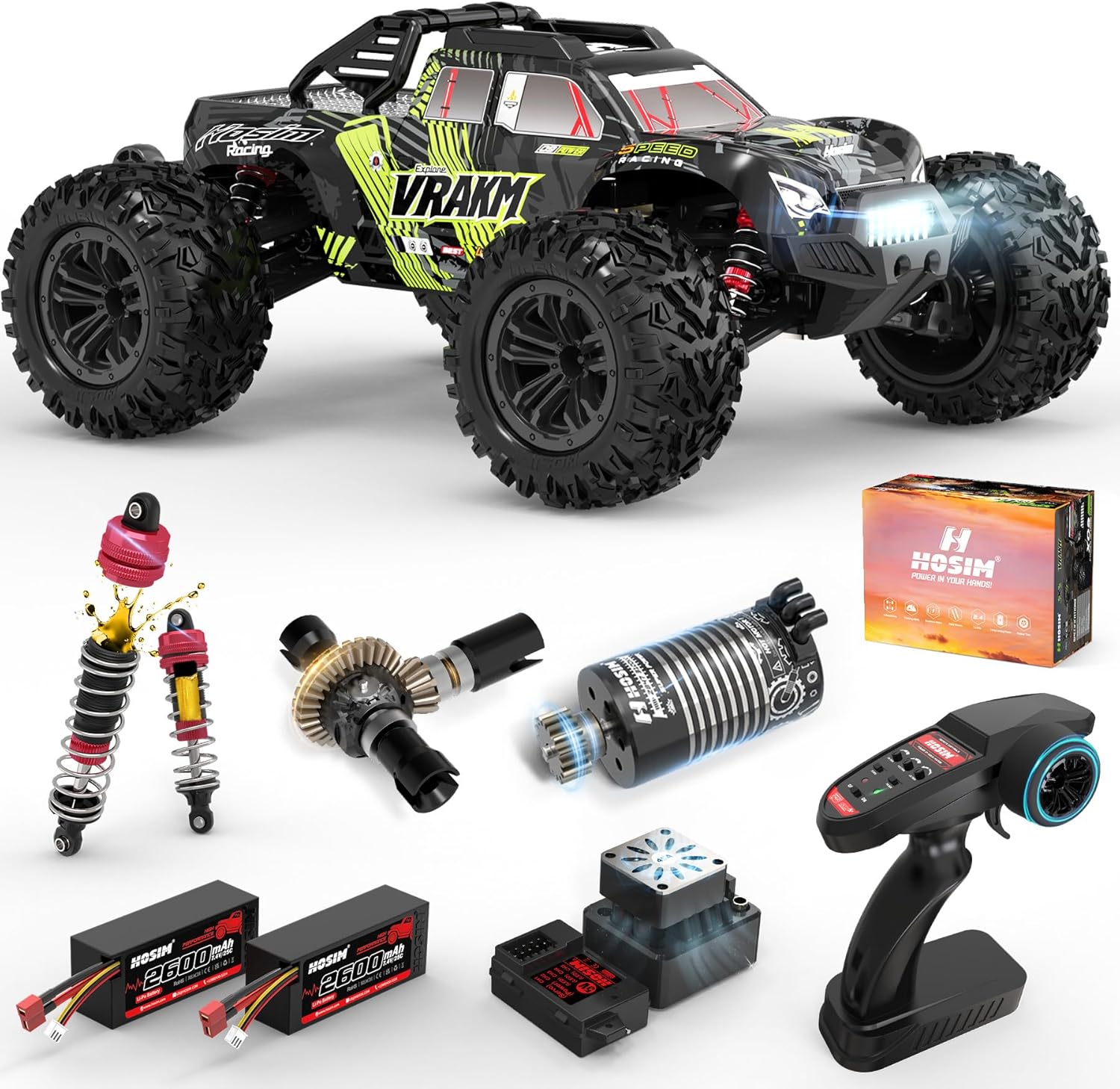 Adult Brushless RC Car, 1/10 S - огляд і ціна Rc Hobby Grade Monster Truck
