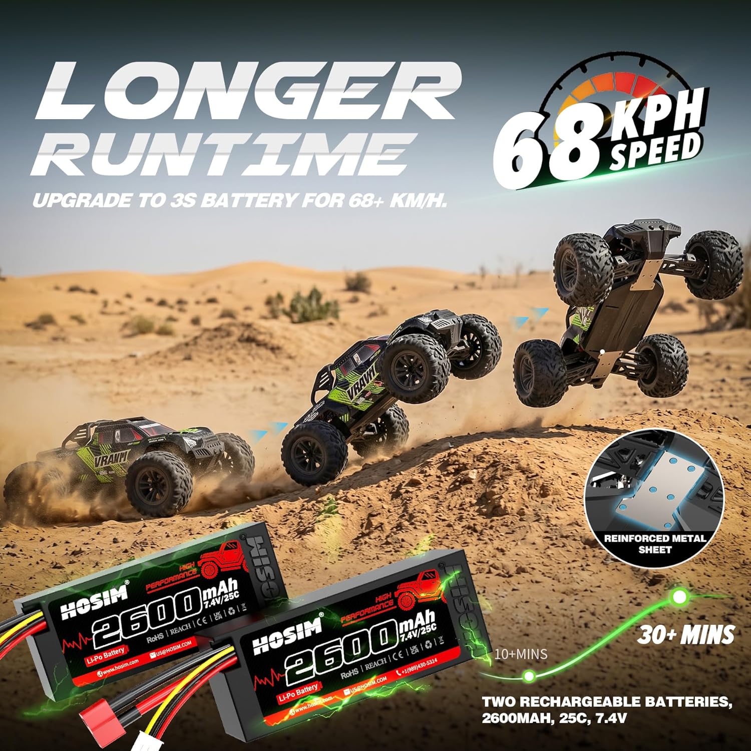 Adult Brushless RC Car, 1/10 S - огляд і ціна Rc Hobby Grade Monster Truck